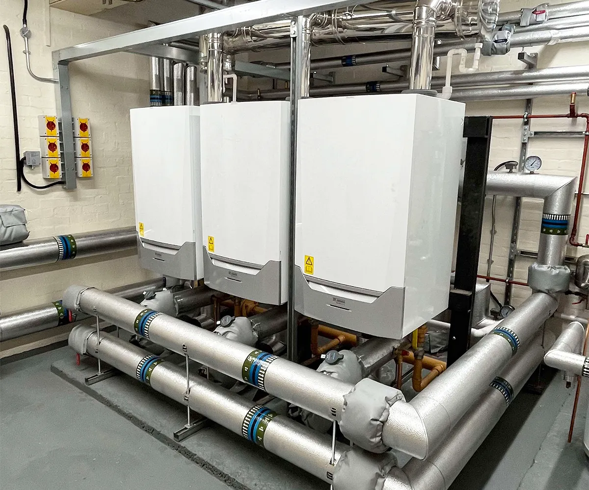 New high-efficiency boilers installed by Mellor & Mottram